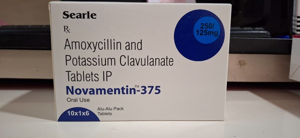 AMOXYCILLIN + POTASSIUM CLAVULANATE 375 MG TABLET