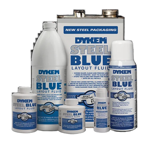 Dykem Steel Blue Layout Fluid For Metalworking