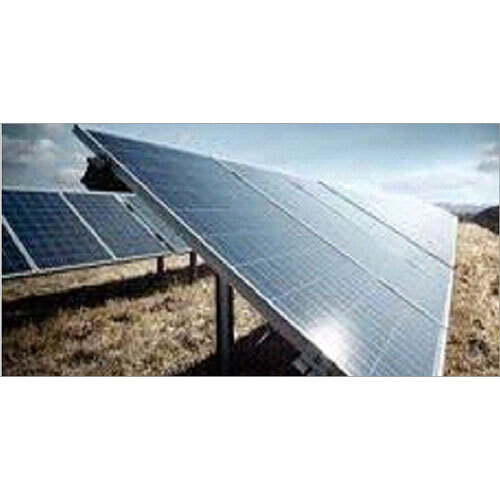 Greenfield Solar Power Generation Plant - Color: Blue