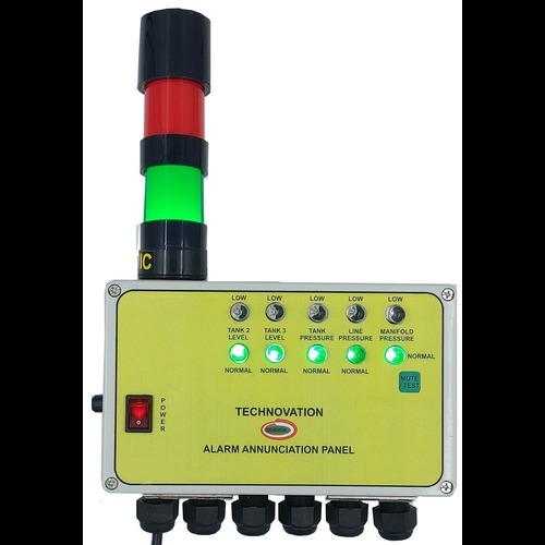 MODEL 5CS - 5 CHANNEL ANNUNCIATOR PANEL WITH TOWER LAMP