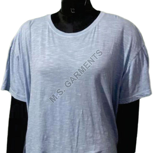 Ladies Cotton Slub T Shirt - Gender: Female