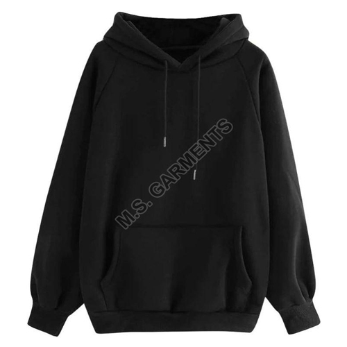 Ladies Hoodie - Color: Black