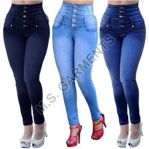 Ladies Jeans - Color: Multi Colour