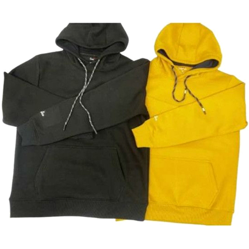 100% Cotton Knit Full Sleeves Hoodie - Feature: Washable