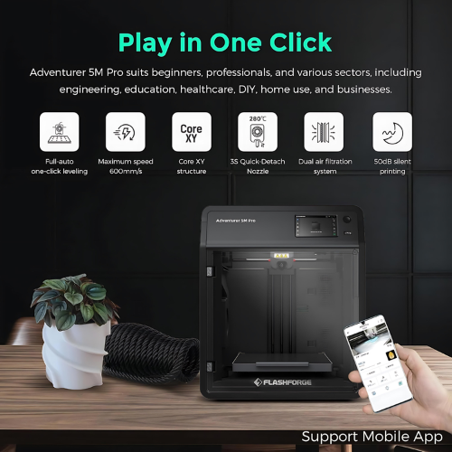 Flashforge Adventurer 5m Pro 3d Printer - Application: Industrial