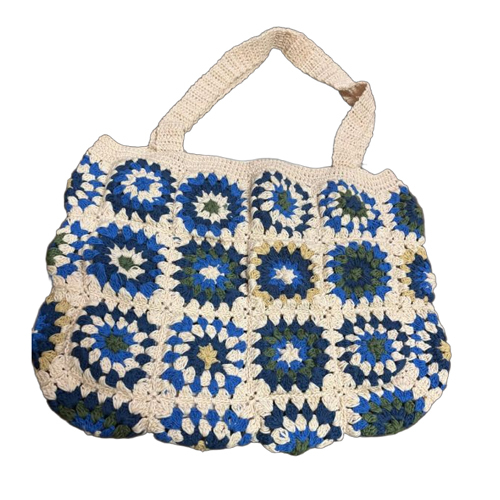 Handmade Crochet Bag - Color: Multi Colour
