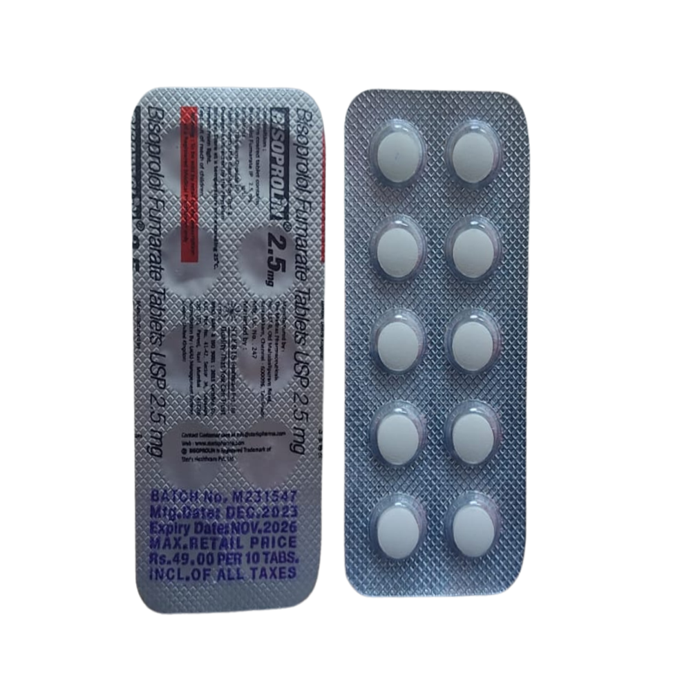 Bisoprolol Fumarate 2.5mg
