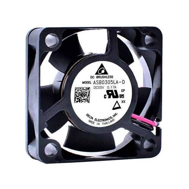 DELTA ASB0305MA-D 5V DC 0.19 A 4025mm PLASTIC Industrial Axial Cooling Fan