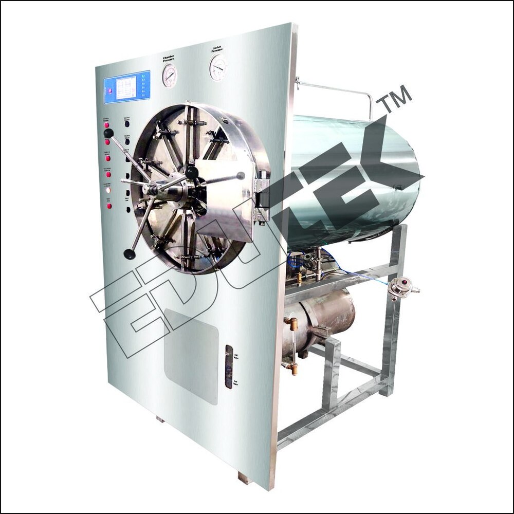 CYLINDRICAL STEAM STERILIZER SINGLE DOOR