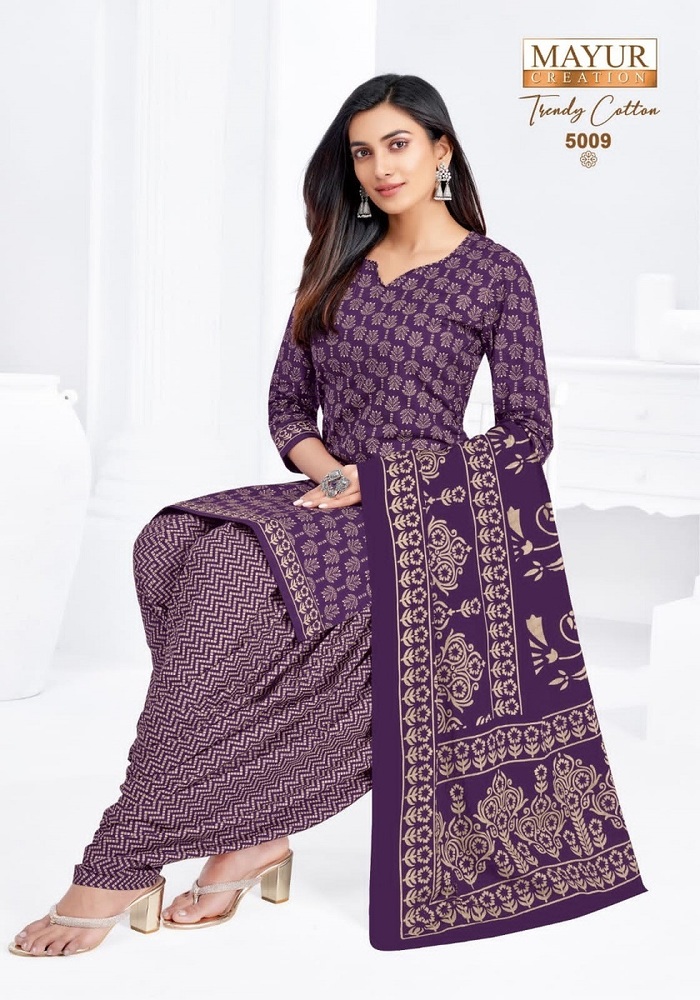 Mayur Trendy Cotton Vol-5  Dress Material