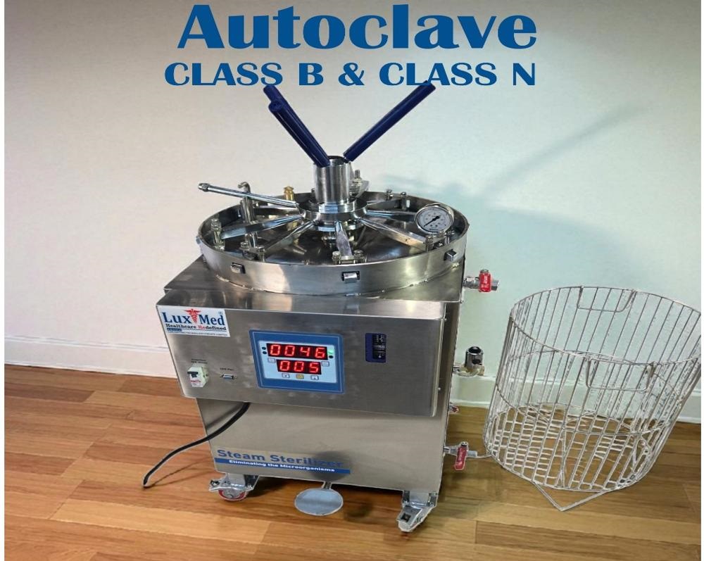 Flyer Autoclave Type -B - Capacity: 50 Ltr