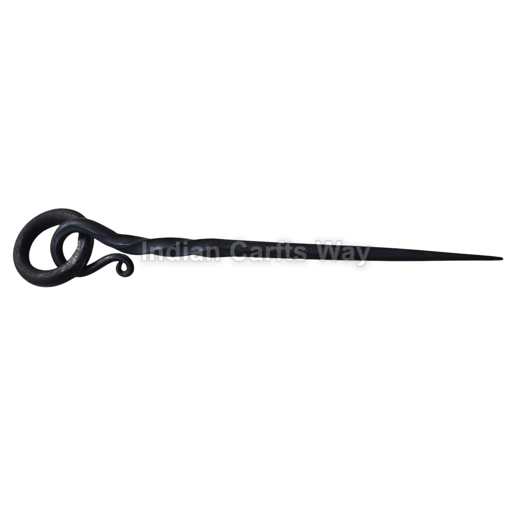 Hand Forged Medieval Iron Hair Stick