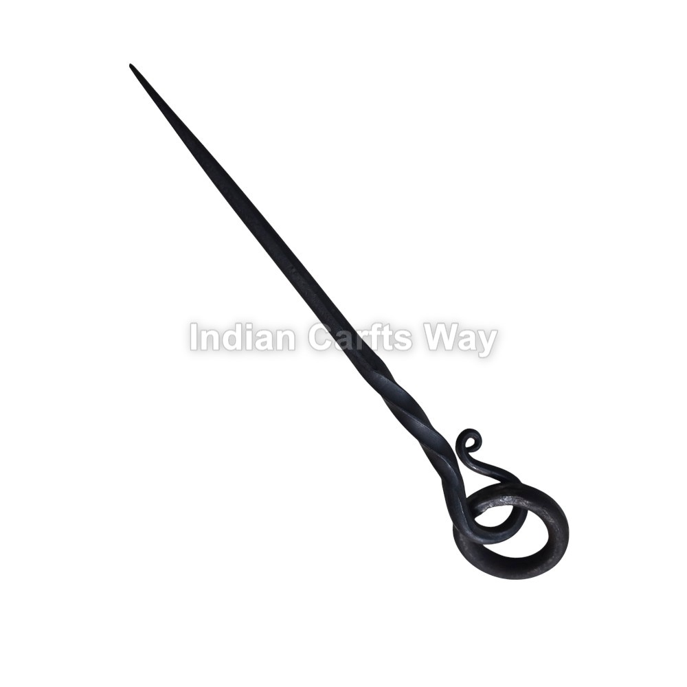 Hand Forged Medieval Iron Hair Stick