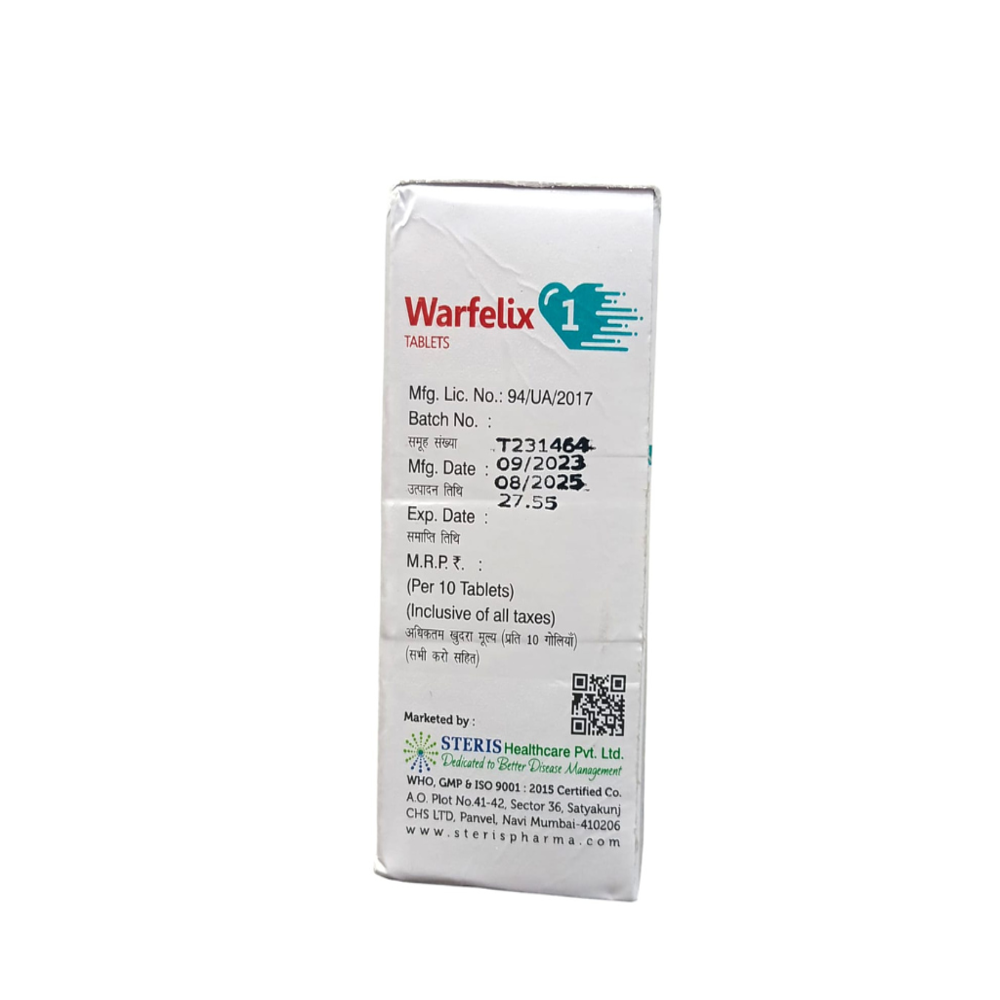 Warfarin sodium IP (1mg)