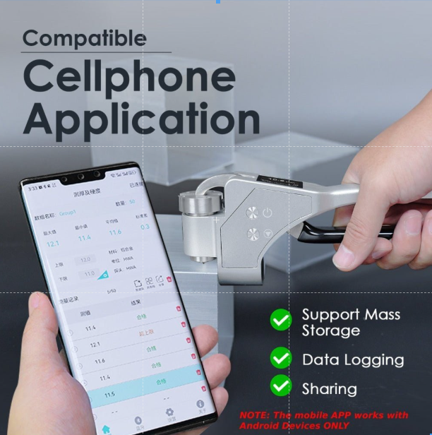 0.4 - 8 Mm Digital Webster Hardness Tester With Data Storage And App - Automation Grade: Semi-automatic