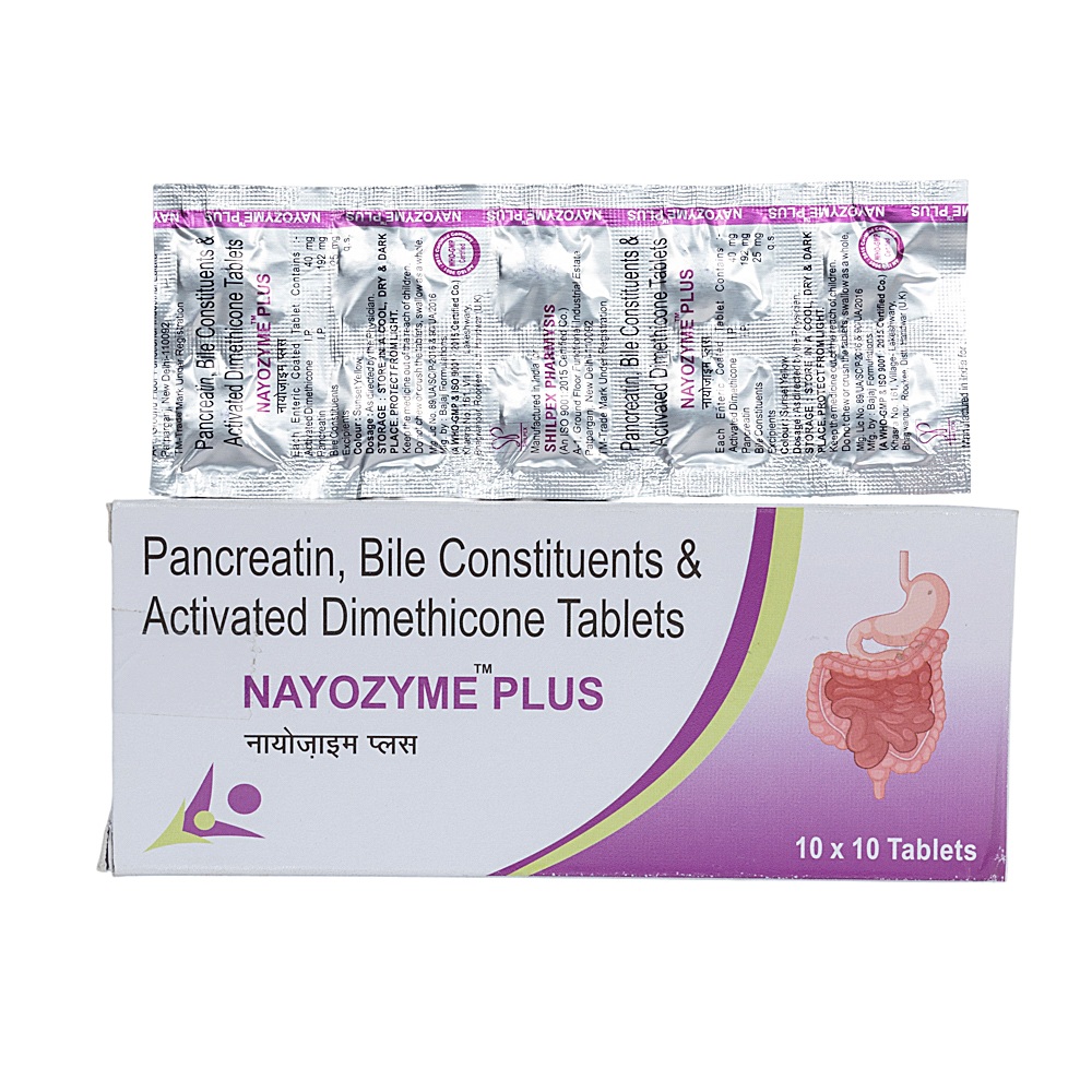 Pancreatin And Activated Dimethicone Tablets