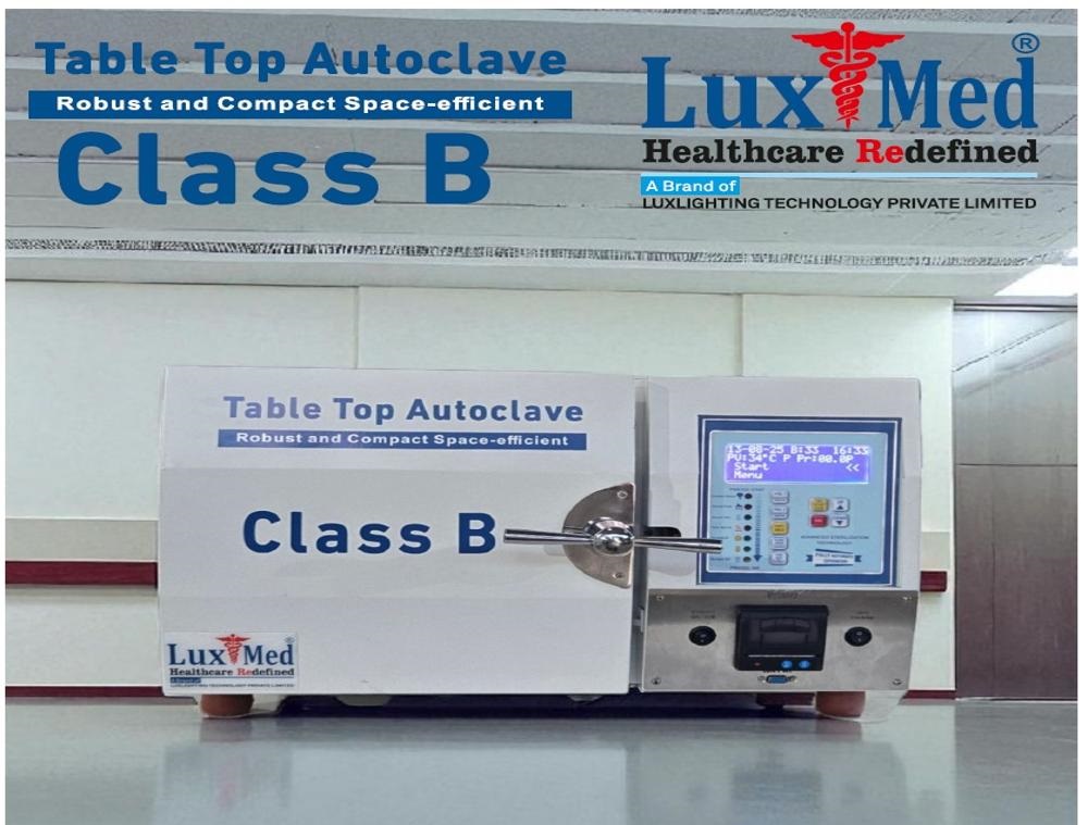 Table Top Autoclave Sterilizer - Capacity: 23 Ltr