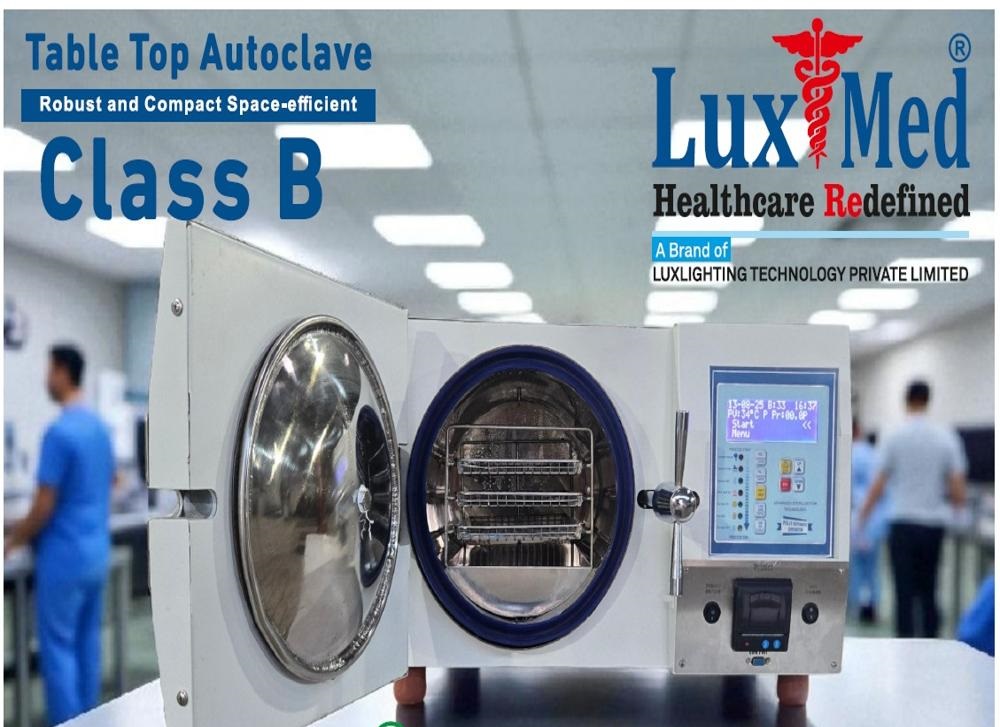Table Top Autoclave Sterilizer - Capacity: 23 Ltr