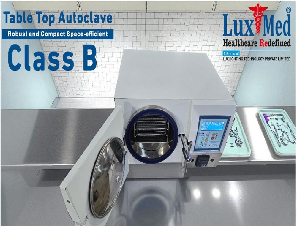 Table Top Autoclave Sterilizer - Capacity: 23 Ltr