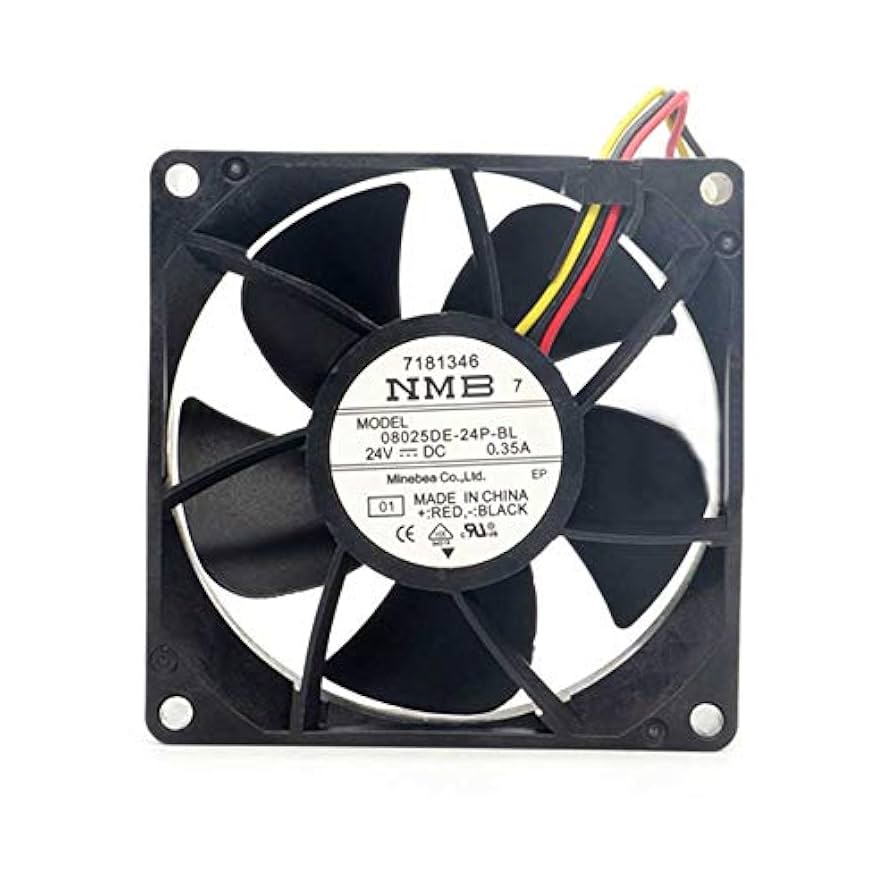 Nmb-mat 08025de-24p-bl Cooling Fan - Color: Black