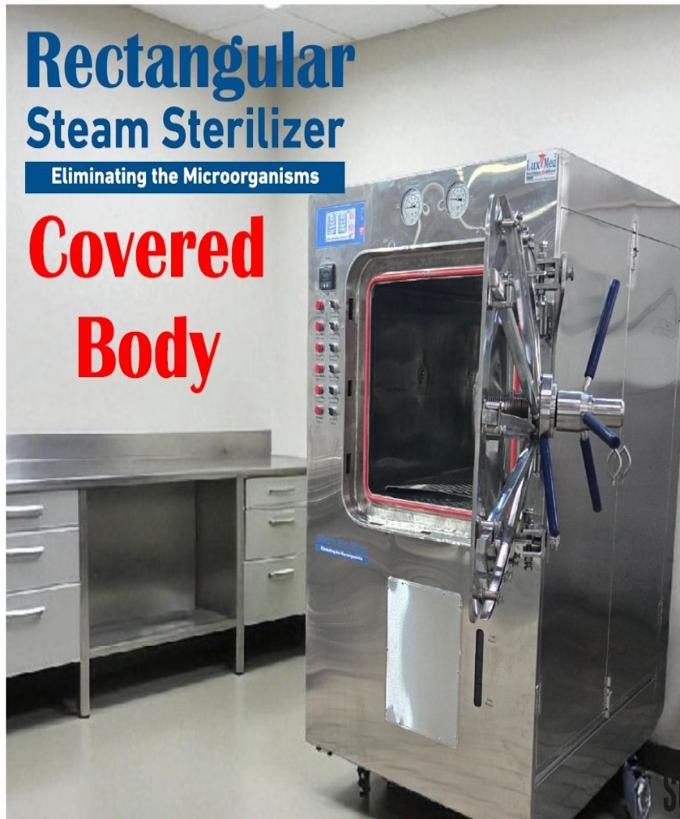 LuxMed Double Door Steam Sterilizer Horizontal