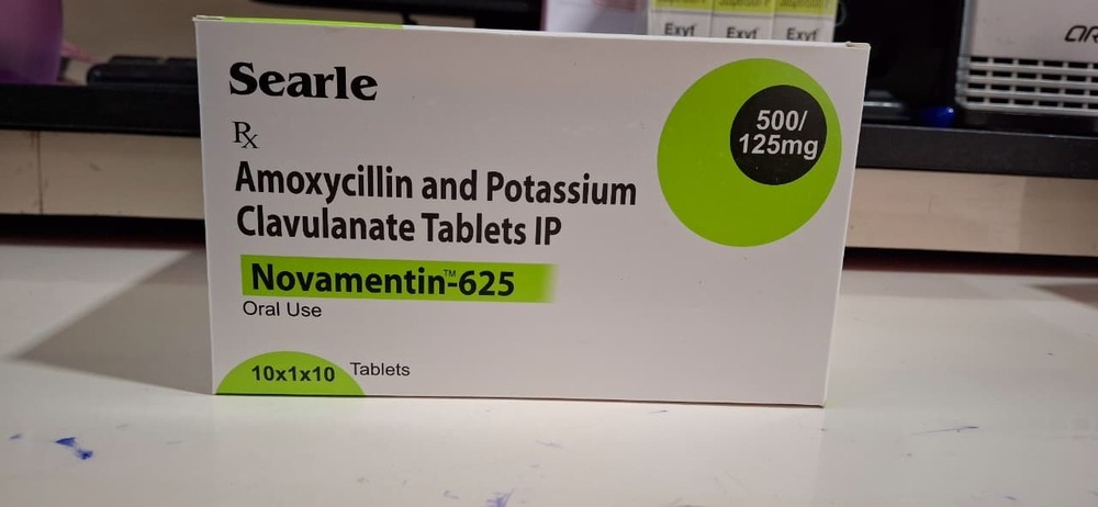 AMOXYCILLIN + POTASSIUM CLAVUNATE 625 MG TABLET