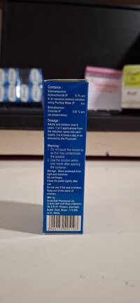 XYLOMETAZOLINE HCL NASAL SOLUTION IP
