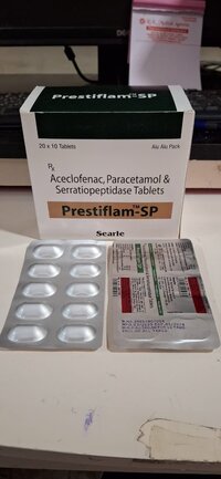 ACECLOFENAC + PARACETAMOL + SERRATIOPEPTIDASE TABLET