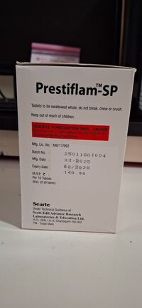 ACECLOFENAC + PARACETAMOL + SERRATIOPEPTIDASE TABLET