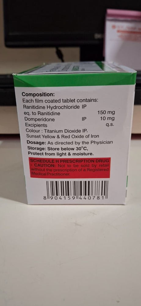 Ranitidine + Domperidone Tablet