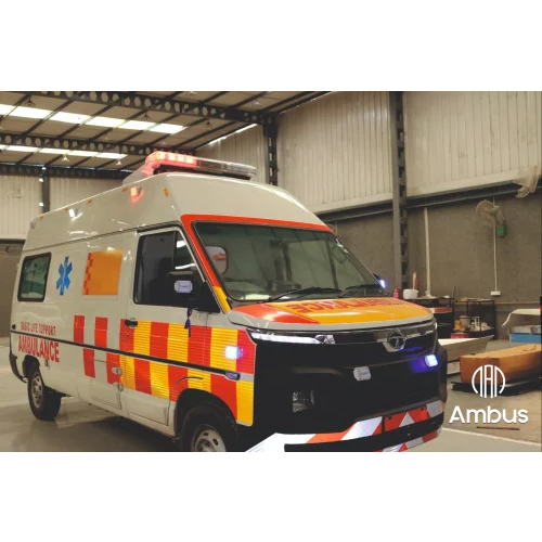 Tata Winger Basic Life Support Ambulance - Color: White