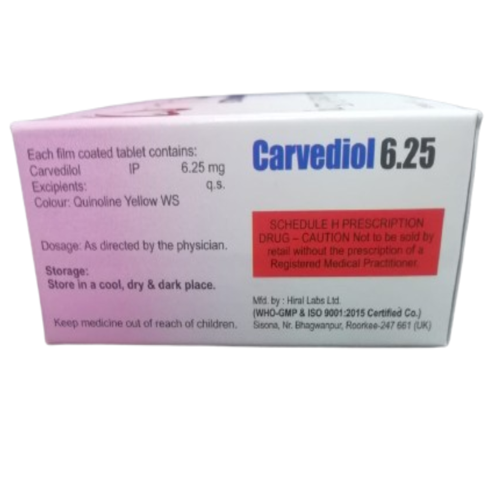 Carvedilol (6.25mg)