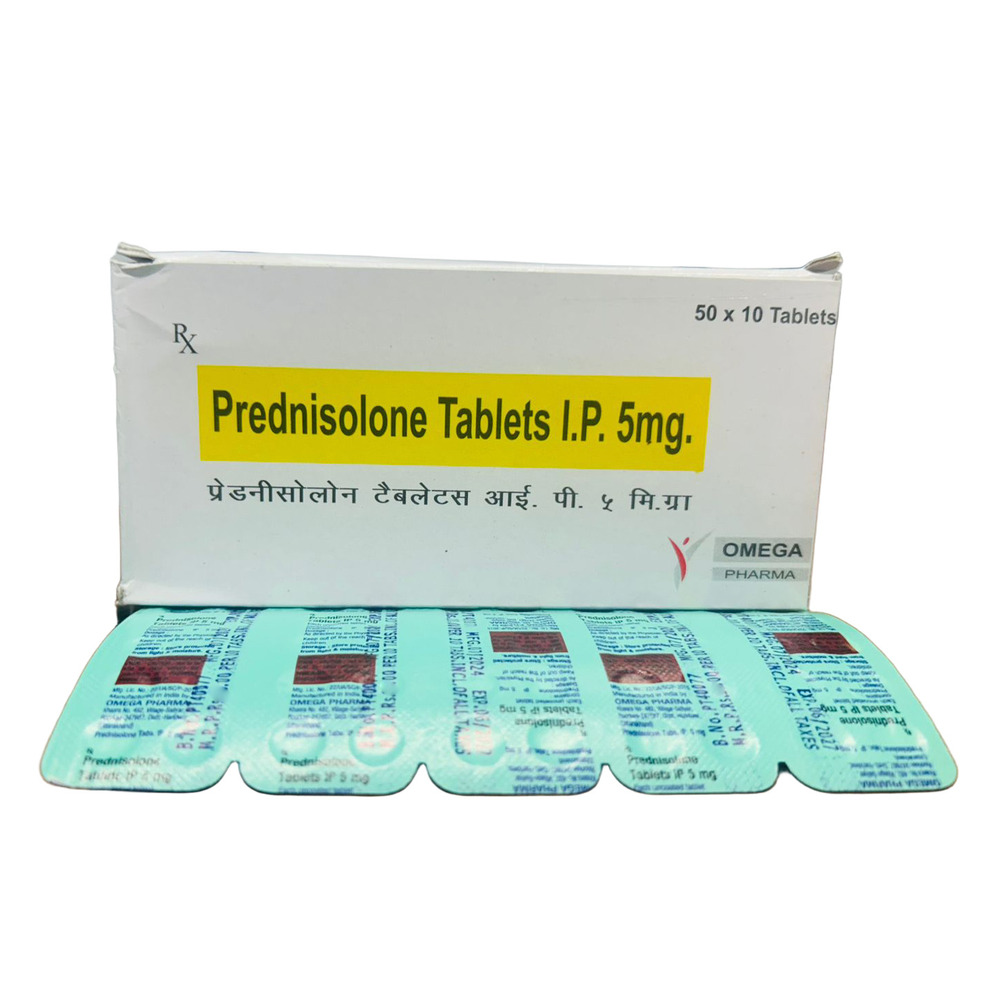 5mg Prednisolone Tablets - Drug Type: General Medicines