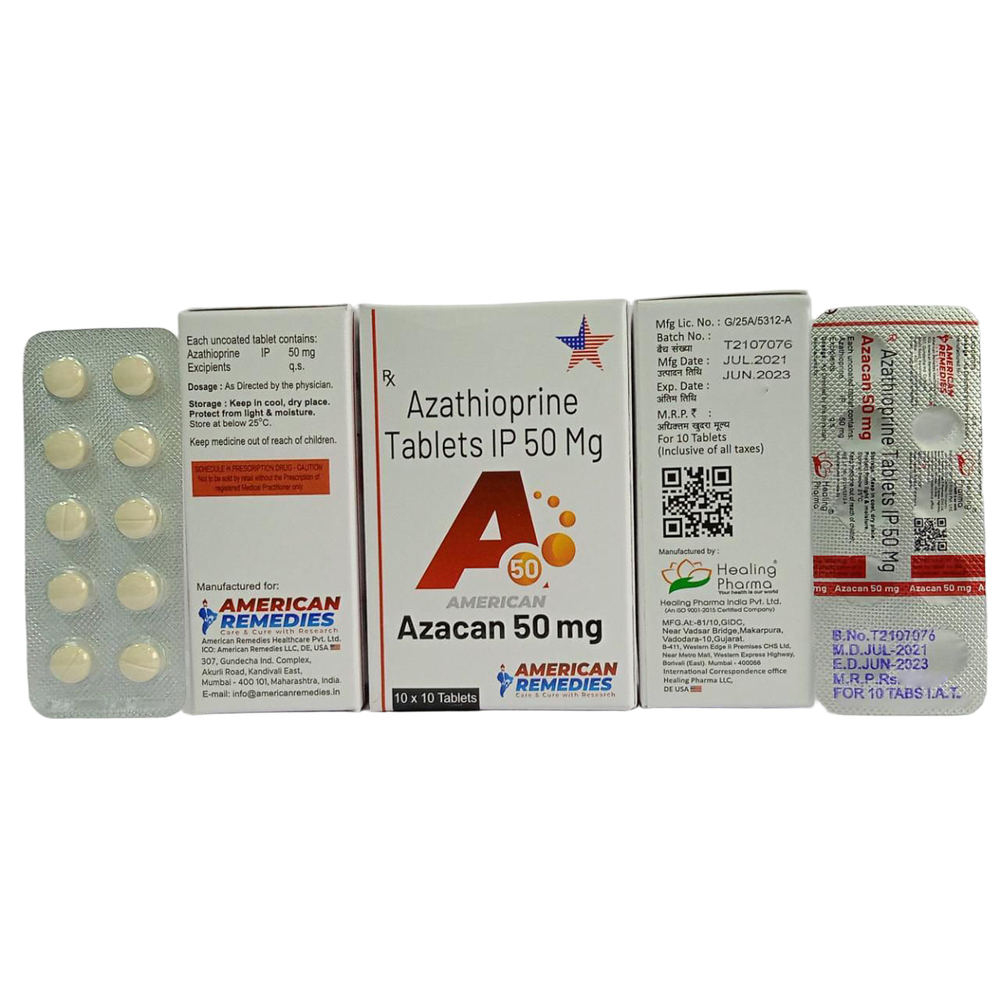 50Mg Azathioprine Tablets - Drug Type: General Medicines