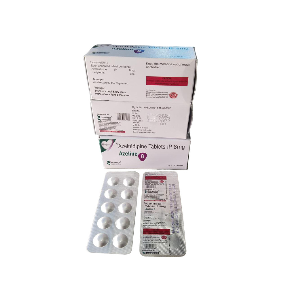8Mg Azelnidipine Tablets - Drug Type: General Medicines