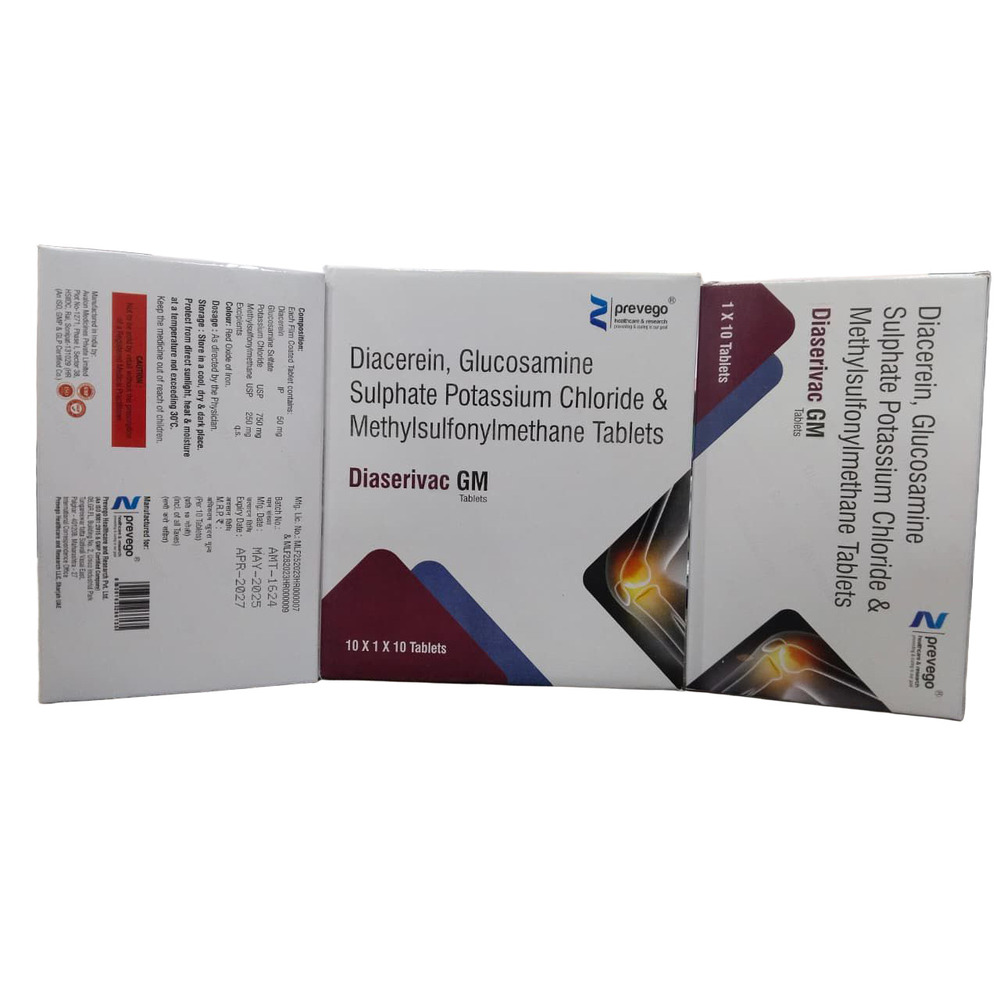Diacerein Glucosamine Tablets - Drug Type: General Medicines