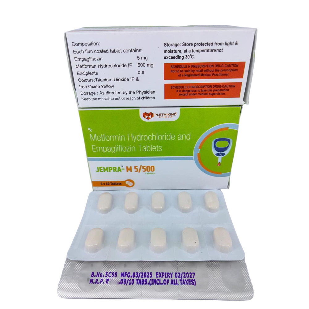 Metformin Hydrochloride And Empagliflozin Tablets - Drug Type: General Medicines