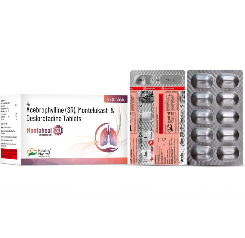 Acebrophylline Montelukast And Desloratadine Tablets - Drug Type: General Medicines