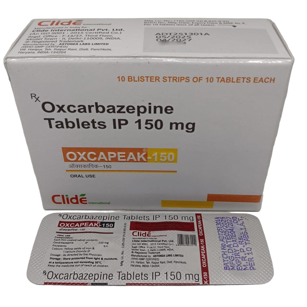 150mg Oxcarbazepine Tablets