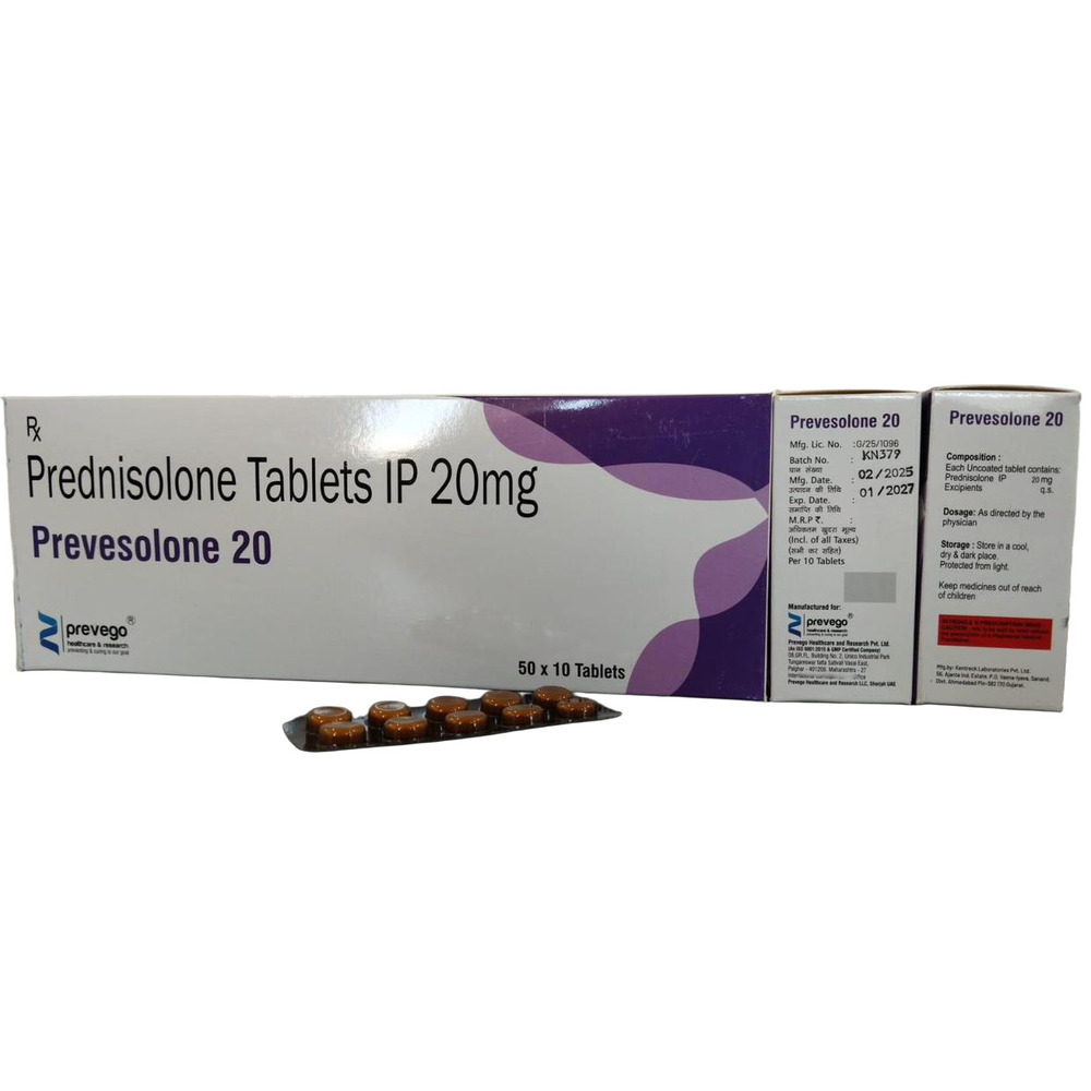20mg Prednisolone Tablets