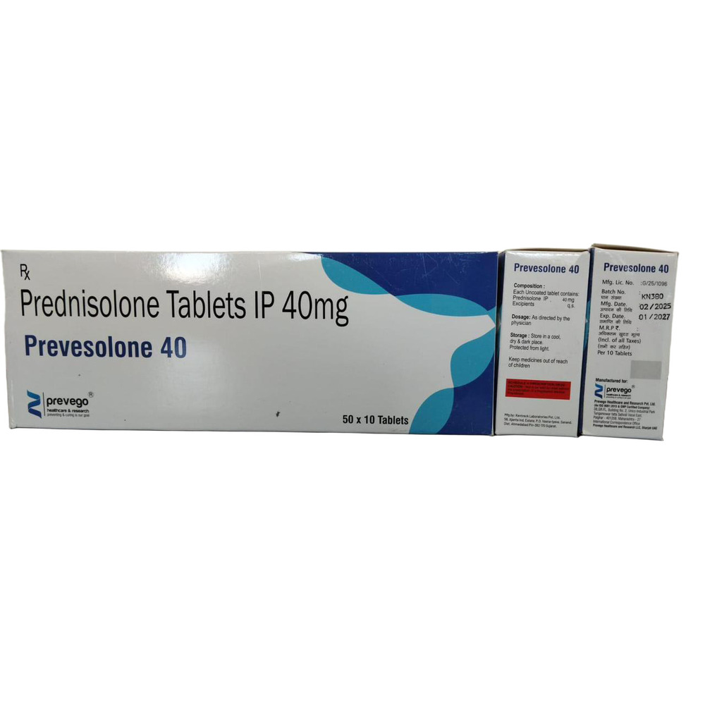 40mg Prednisolone Tablets