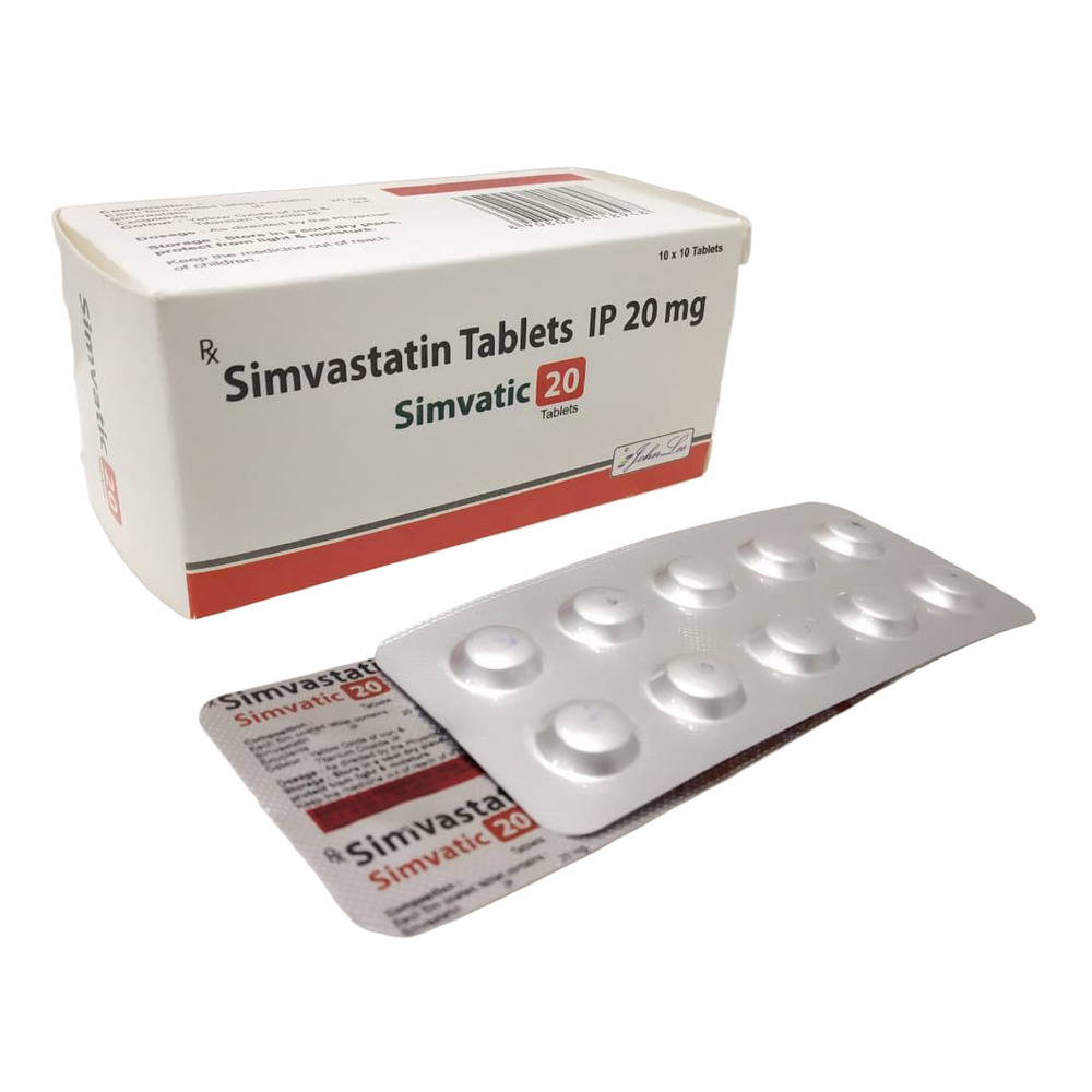 20Mg Simvastatin Tablets - Drug Type: General Medicines