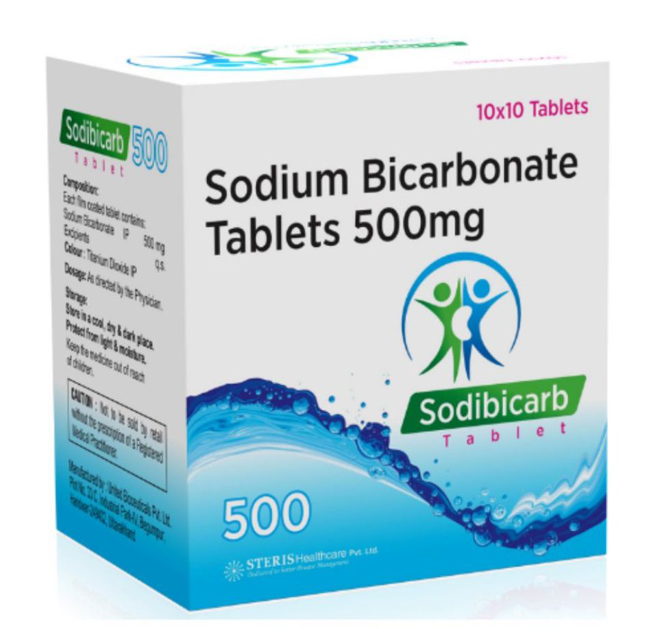 500Mg Sodium Bicarbonate Tablets - Drug Type: General Medicines