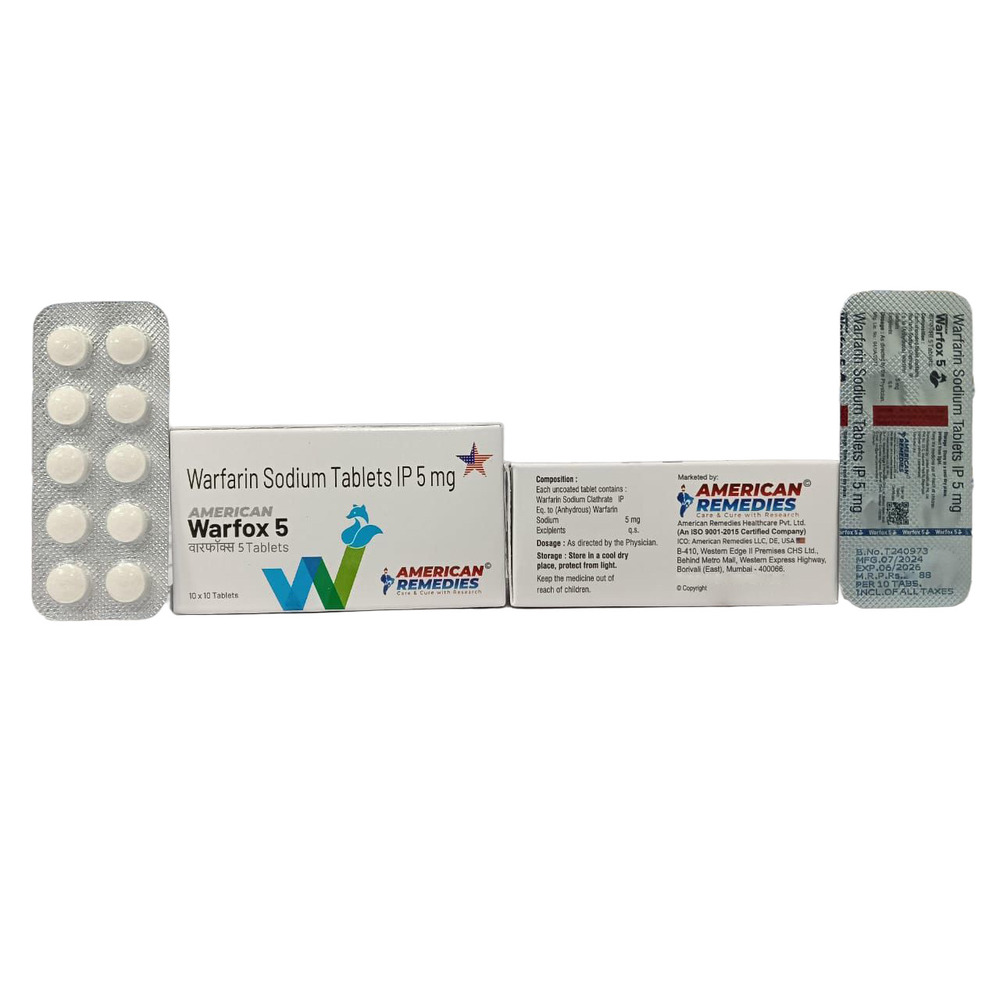 5Mg Warfarin Sodium Tablets - Drug Type: General Medicines