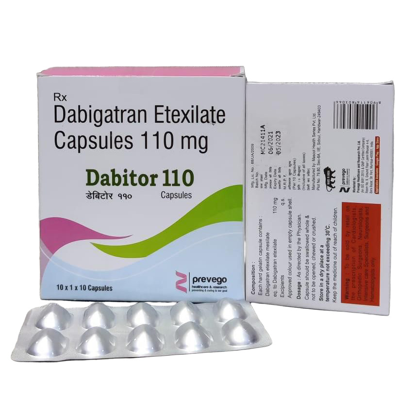 110mg Dabiggatran Etexilate Capsules