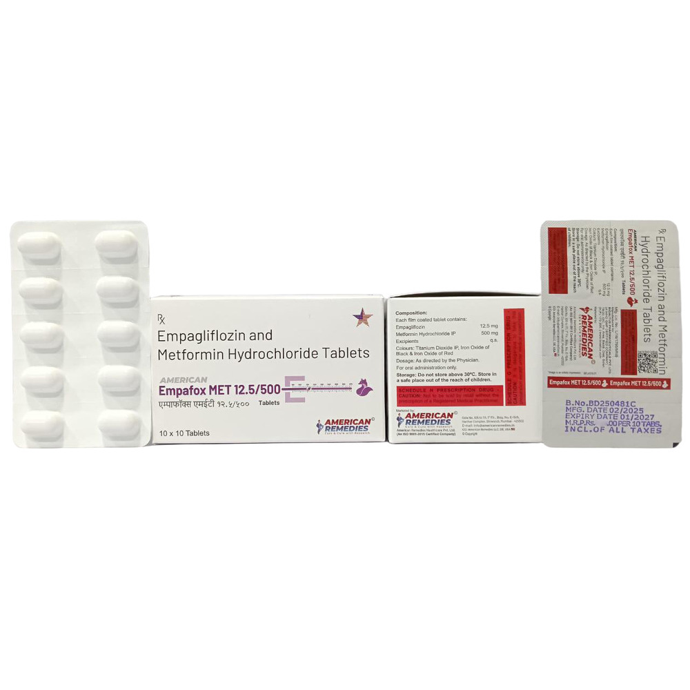 Empagliflozin And Metformin Hydrochloride Tablets
