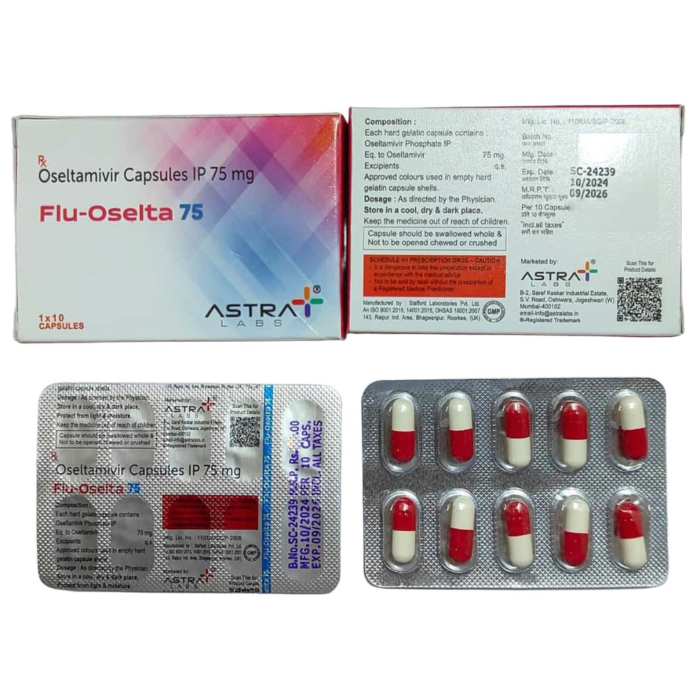 75Mg Oseltamivir Capsules - Drug Type: General Medicines