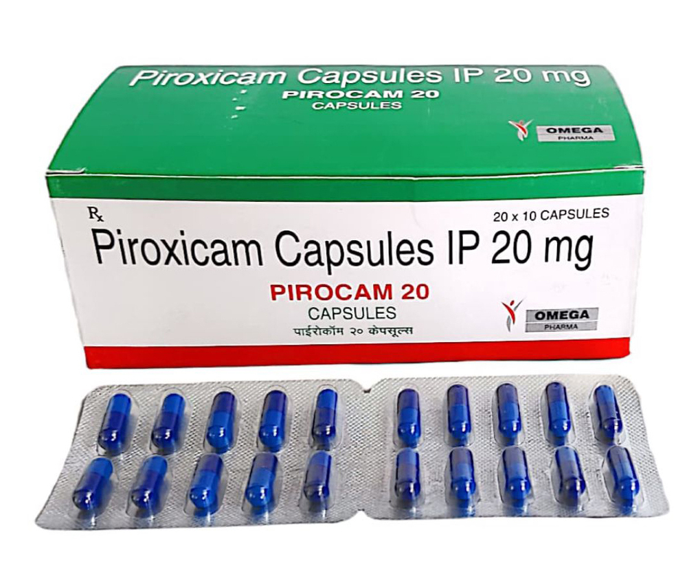 20Mg Piroxicam Capsules - Drug Type: General Medicines