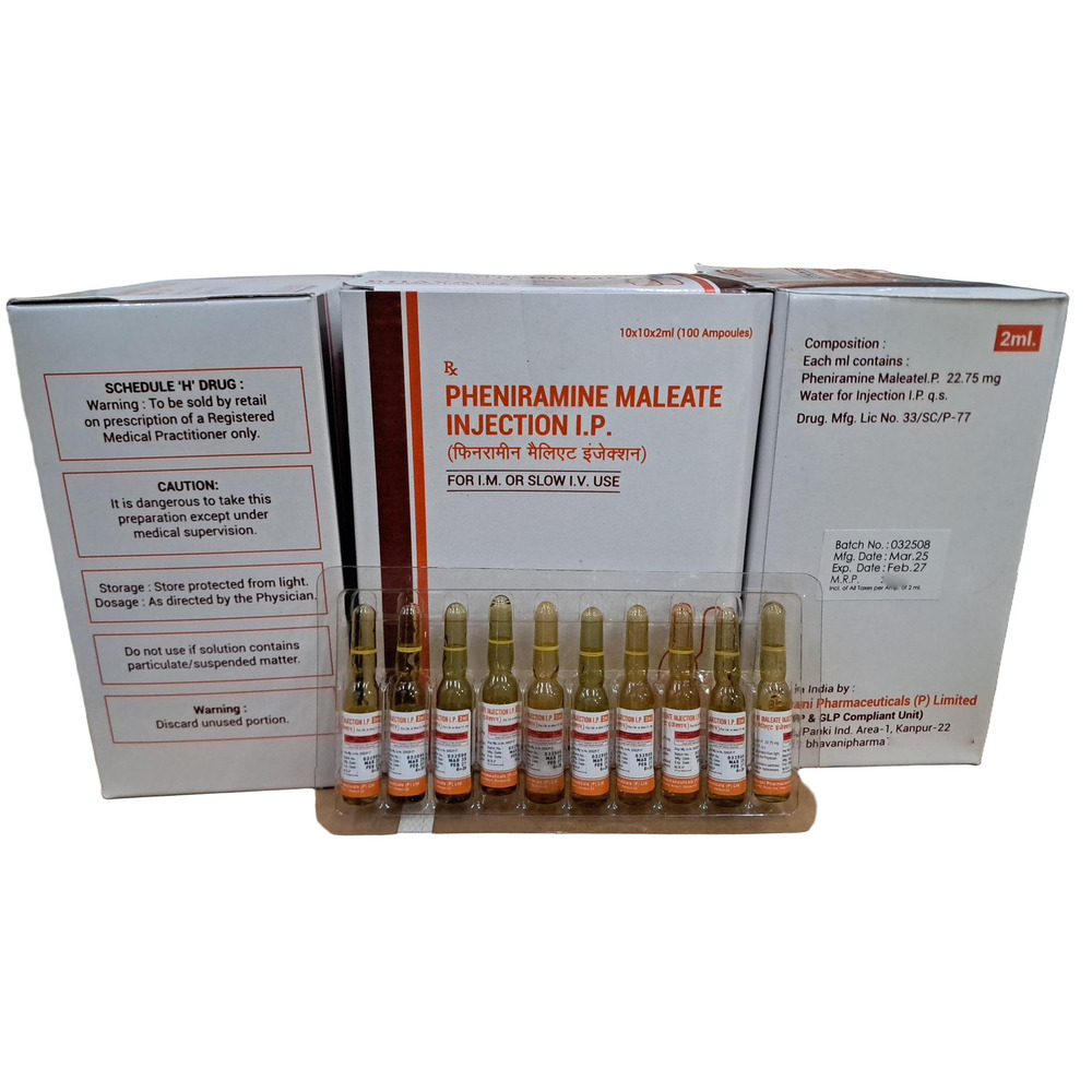 Pheniramine Maleate Injection - Drug Type: General Medicines