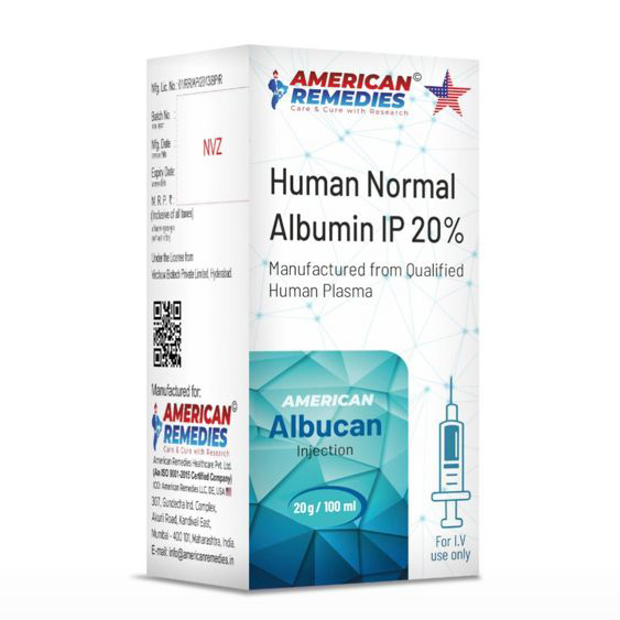 20 Percent Human Normal Albumin Injection - Drug Type: General Medicines